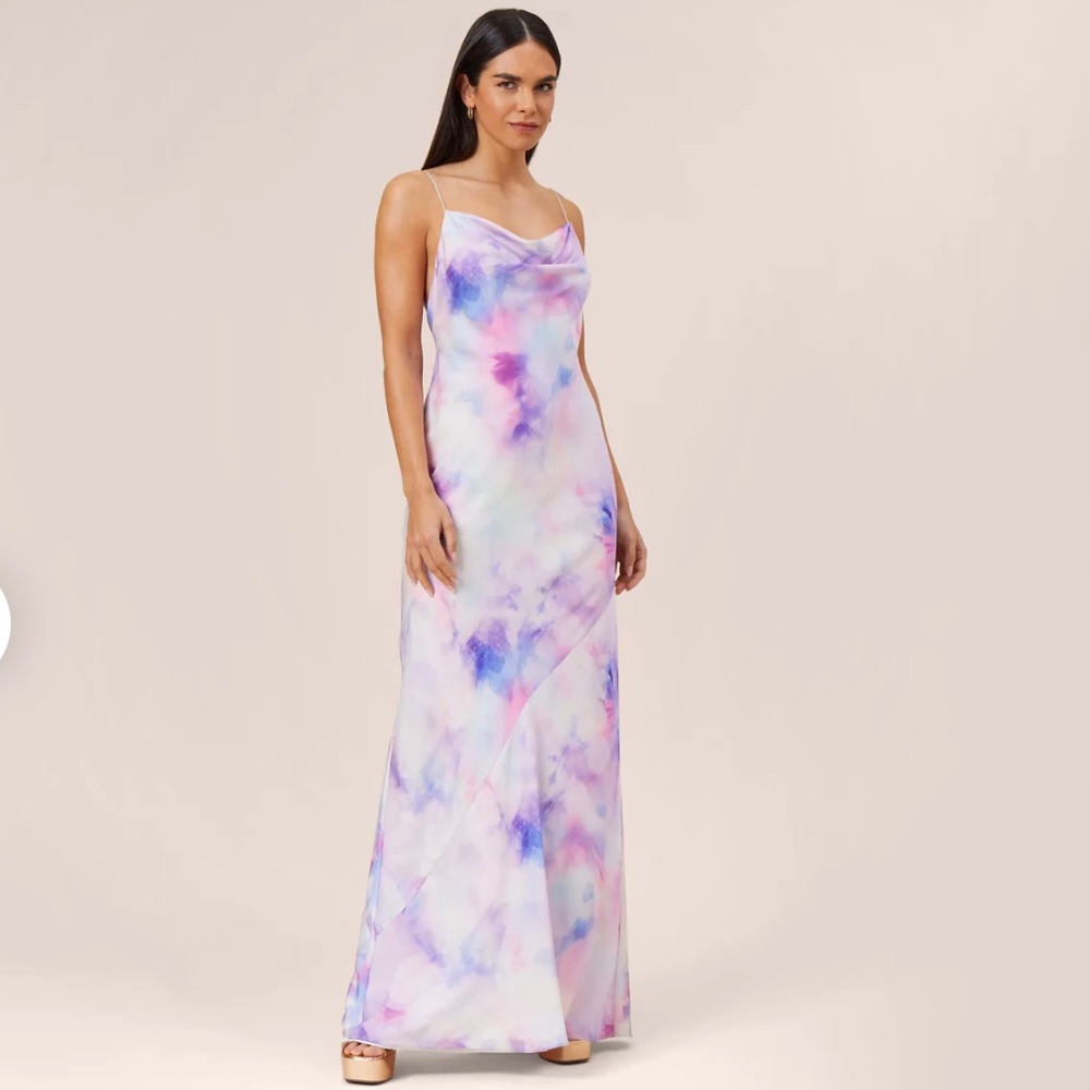 BRAND NEW - Adrianna Papell Watercolor Gown